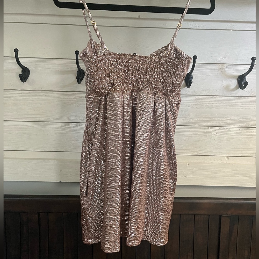 NWT SHOW ME YOUR MUMU STUNNING Best Bow Mini Glittering Party Dress Size: M - Picture 12 of 16